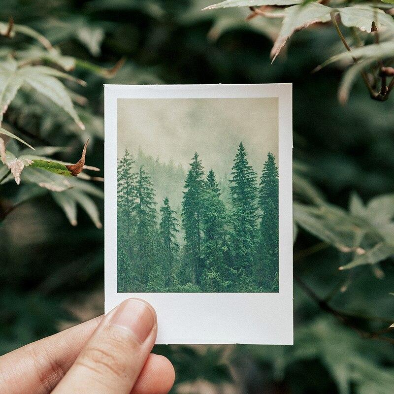 Набор из 30 креативных пейзажных наклеек с темами облаков, луны, леса и фейерверков для ведения дневника и творчества