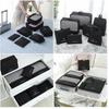 Travel Suitcase Organizer Set of 7 for Clothes, Cosmetics, Shoes