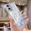Чехол для телефона с масляной живописью «Облака» для Apple iPhone 16 — блестящий мягкий силиконовый противоударный чехол со стеклянной крышкой объектива для iPhone 16/15/14/13/12/11/Pro/Promax/Plus