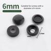 100PCS New Universal Fit Screw Protective Covers Snap Protective DIY Cross Screw Caps Fold Snap Cap Furniture Hardware