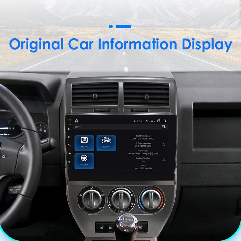 2007-2009 Jeep Compass Android GPS-навигатор с большим экраном