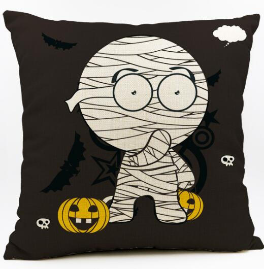 Чехол для подушки на Хэллоуин с мультяшным принтом, наволочка для украшения дома, автомобильный диван, декоративная наволочка almofadas Decorativos