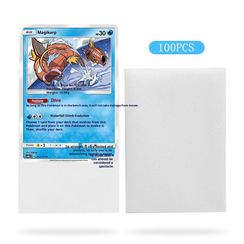 100 шт. Премиальные матовые протекторы для карт, совместимые с MTG, Pokemon, коллекционными карточками и спортивными картами стандартного размера для настольных игр