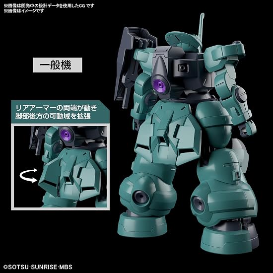 Мобильный костюм HG Гандам: Ведьма из Меркурия Диланза (Общий/Специальный для Лауды) Цветовая кодировка масштаба 1/144