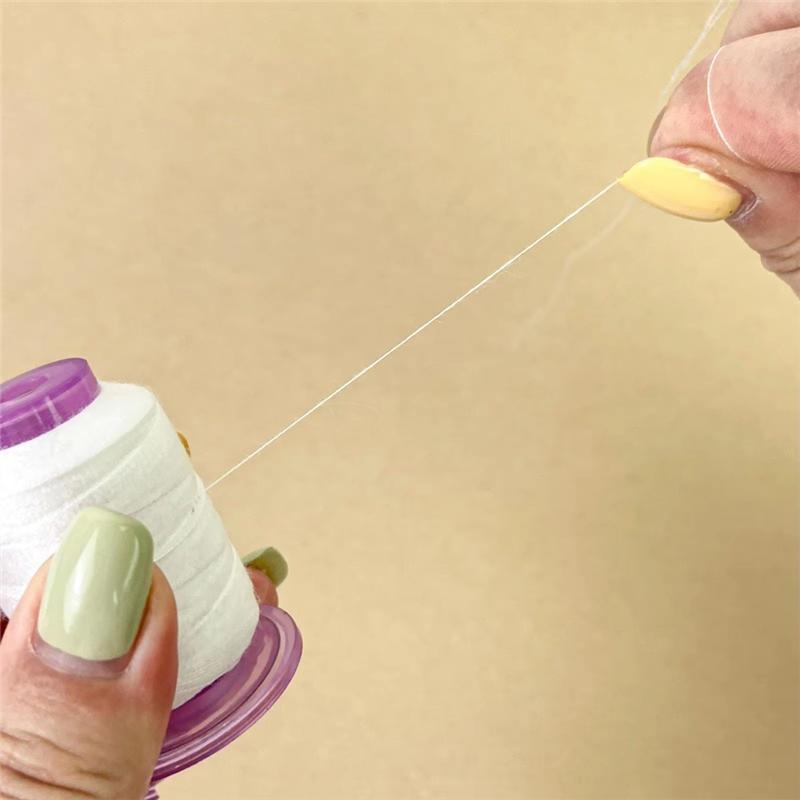 A84E-Dissolvable Water Soluble Thread 1492.7Ft For Sewing Thread For Sewing Machine Cord For Costume Making Fabric Art Crafts