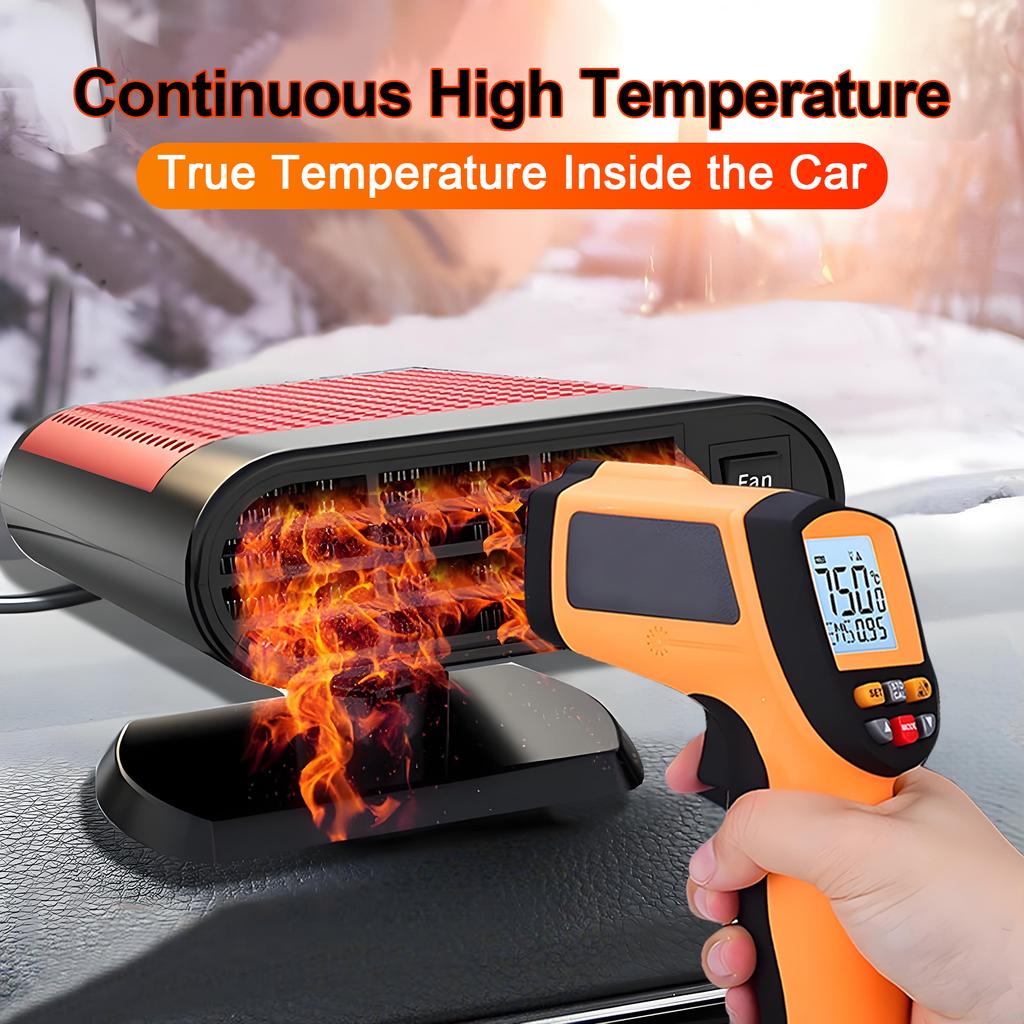 Автомобильный обогреватель Hipacool 24 В 12 В, быстрый обогрев лобового стекла, размораживание, антизапотеватель, очистка теплого воздуха, вращение на 360°, аксессуары для интерьера