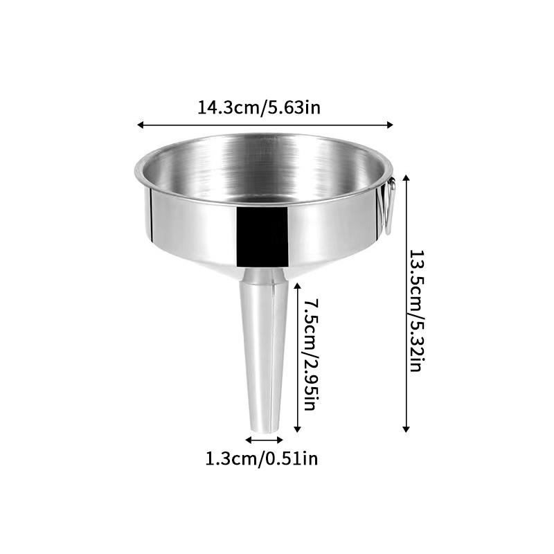 Металлическая воронка для консервирования, кухонные инструменты, кухонные аксессуары, воронки с широким горлом, воронка для бара, вина, пива, масла, колба