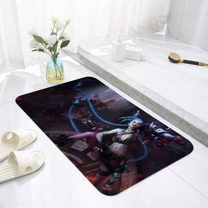 L-LoL-J-Jinx-Runaway Loli Коврик Для Гостиной Подушки Современный Мягкий Пушистый Домашний Ковер Для Детской Комнаты Игровой Ковер