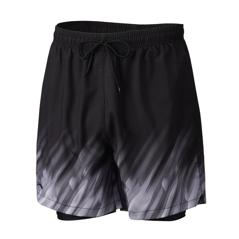 Li Ning Повседневная спортивная одежда Мужская Черный LNYW821-1