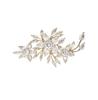 Zircon Cherry Blossom Crystal Diamond Flower Chest Ornament for Entrance Ceremonial Gifts for Women Such As Comes with a Gift Case Brooch, Corsage,
