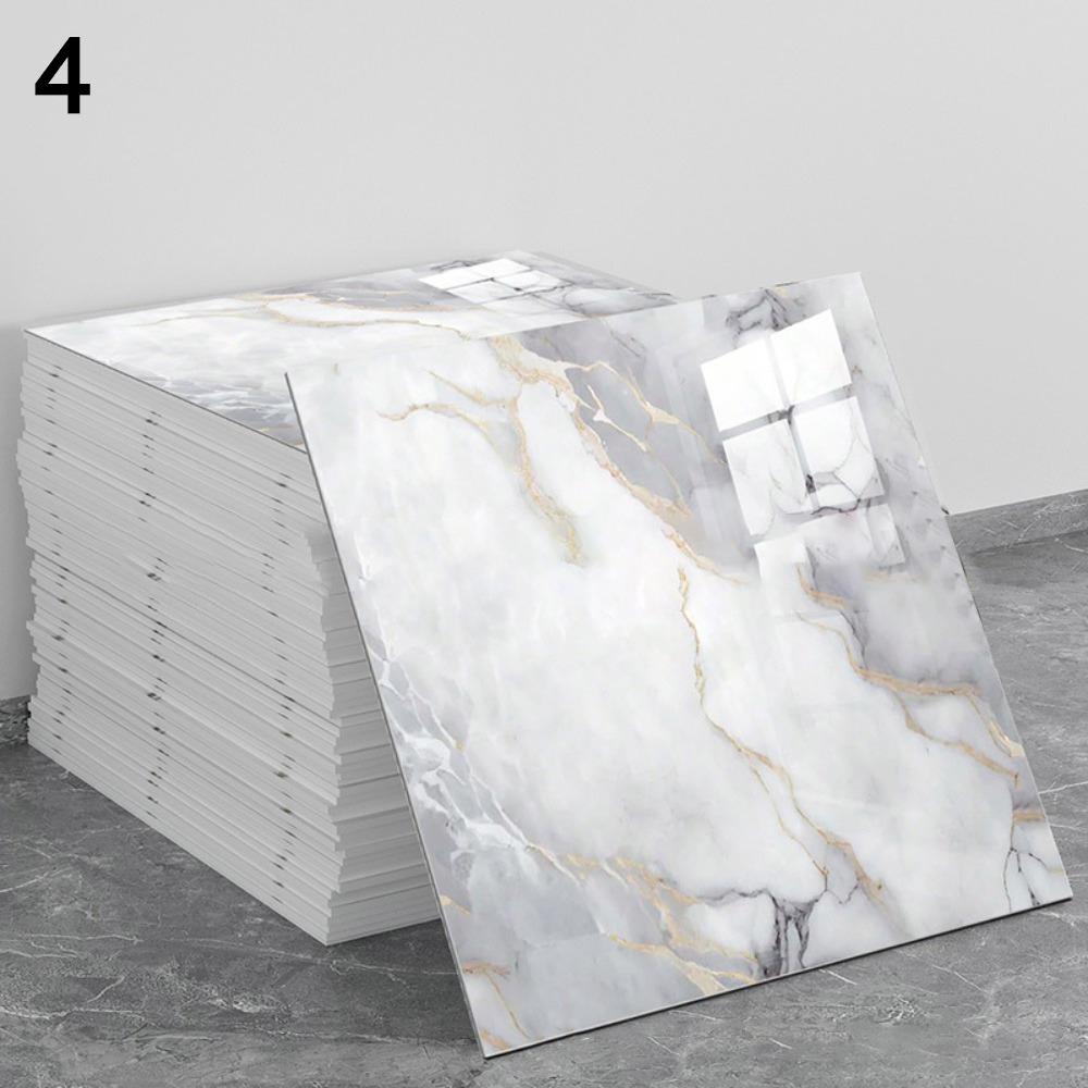Waterproof Self Adhesive Tiles Floor Stickers 3D Wallpaper New Imitation Ceramic Wall Sticker