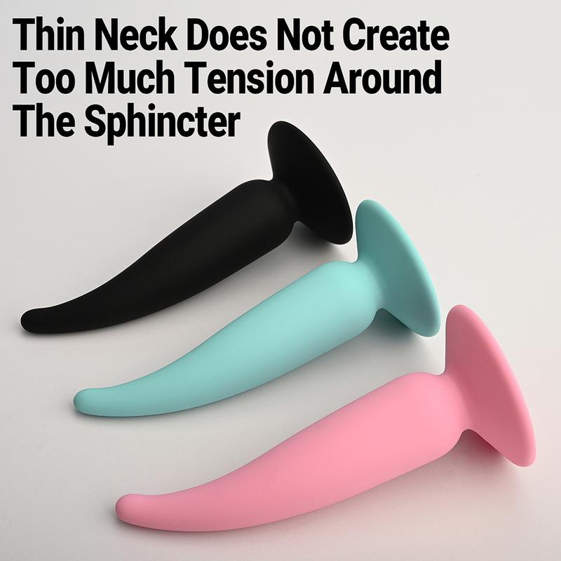 Pepper-shaped Anus Anal Plug Flexible Tip,Curved Butt Plugs Sex Toys,Analplug Buttplug Butplug With Suction Cup