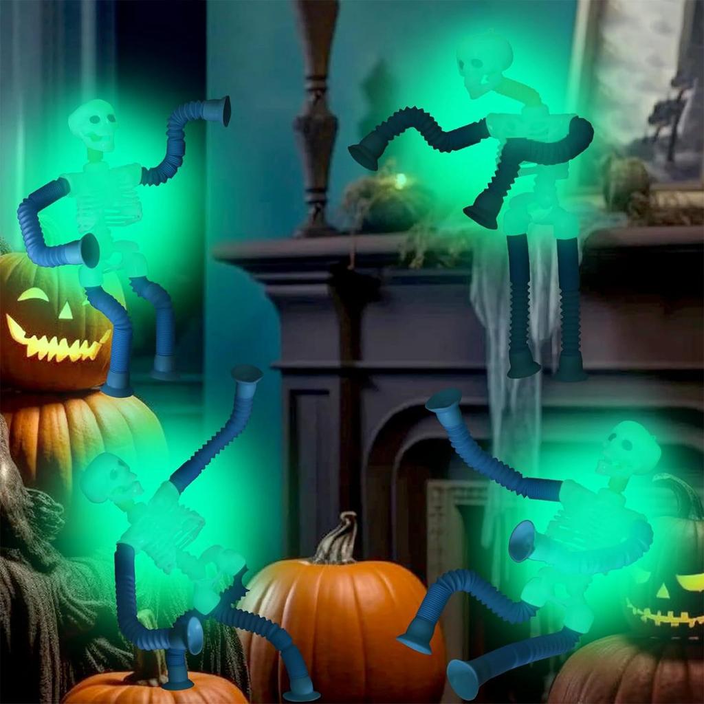 Украшение на присоске, Фестивальное украшение ужасов, Игрушки на присоске, Светодиодные телескопические игрушки на присоске, Сенсорные игрушки, Игрушки для снятия стресса