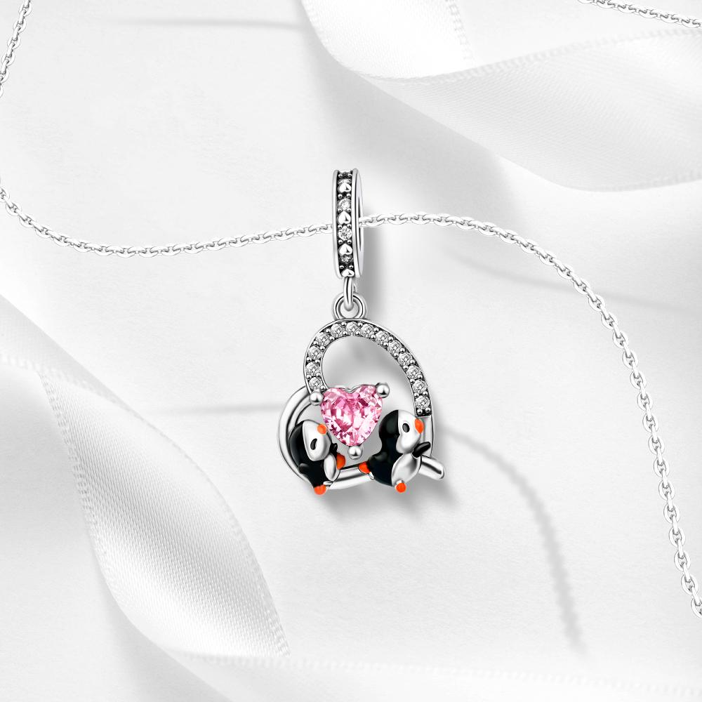 Простой медный шарм-подвеска «Пингвины и кошки и коалы» подходит для оригинального браслета, сделай сам, милый кулон-ожерелье с животным в подарок