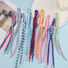 Разноцветные плетеные нейлоновые шнурки-подвески с шармами для бусин с большим отверстием для изготовления цепочек, подвесок, ювелирных аксессуаров