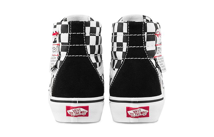 Men's Sneakers Vans SK8 HI Checkered 'Black White'