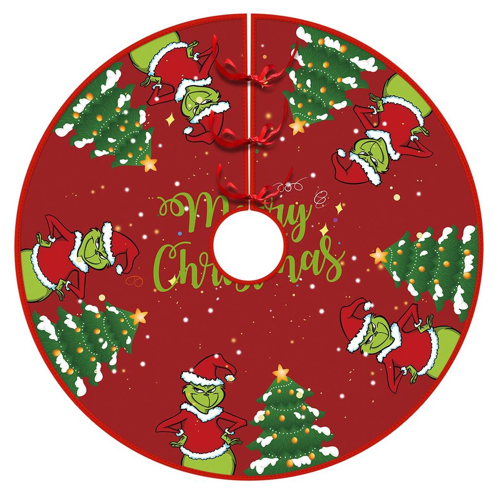 Юбка для рождественской елки, деревенские рождественские украшения для дома