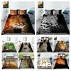 Animal Print Bed Cover Set Bedding Suit Bedroom Bedclothes Home Decor Fashion Pillowcase Breathable Quilt Covers