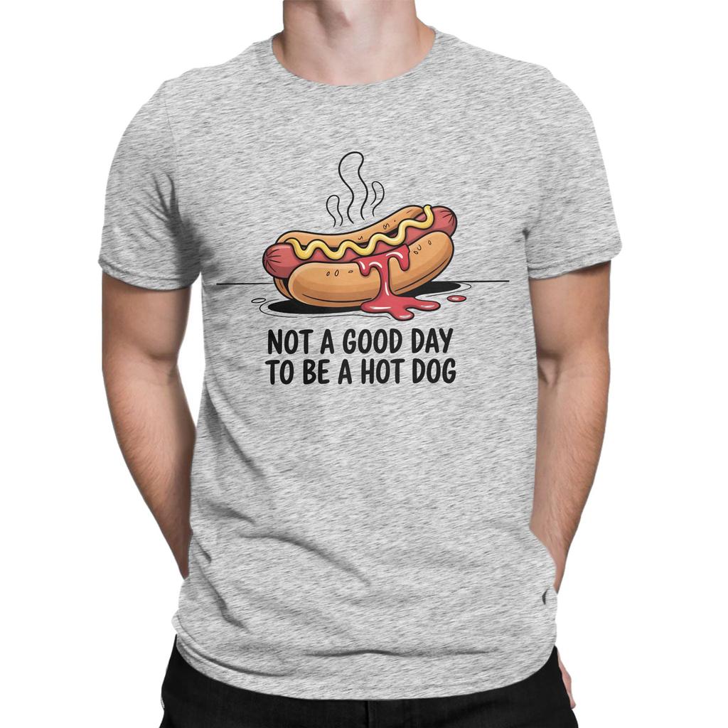 Not A Good Day To Be A Hot Dog Funny 100 Cotton Tshirt Chud Consuming Hotdogs Tops Tees For Unisex
