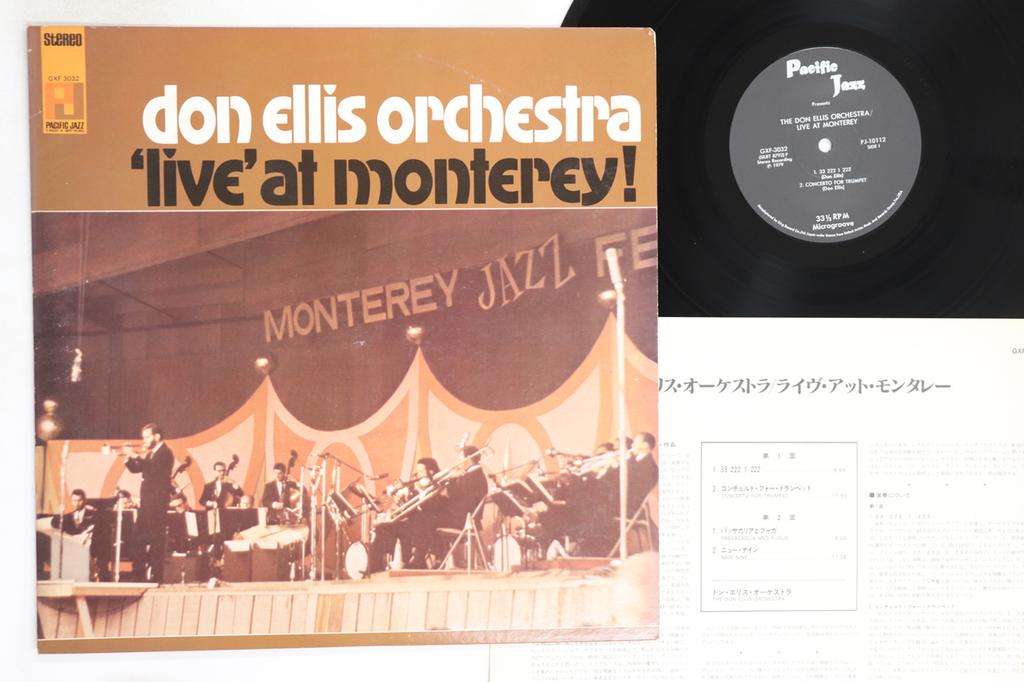 Виниловая пластинка DON ELLIS ORCHESTRA live At Monterey GXF3032 PACIFIC JAZZ 1979 Япония Джаз Б/У