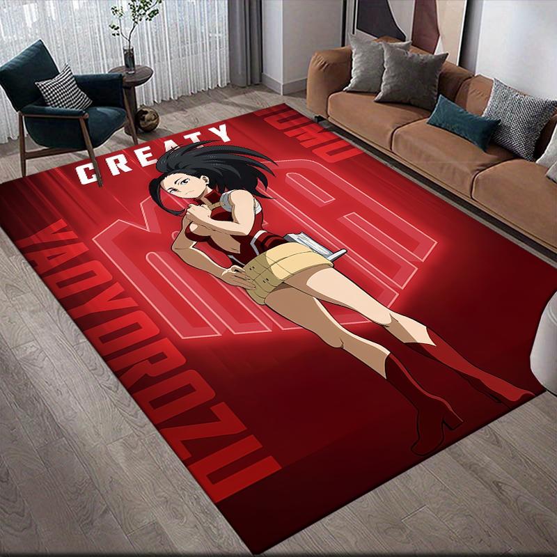 My Hero Academia Female Characters Area Rug, MHA Fan Cozy Carpet, Great Gift.chl