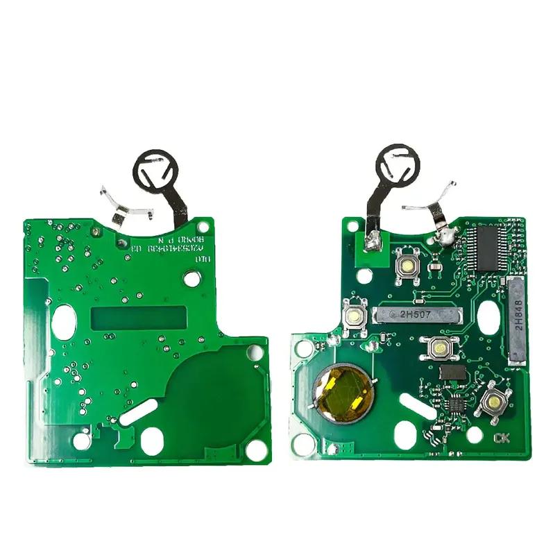Смарт-карта Ключ от машины 4 кнопки PCF7945/PCF7953 Чип 4A 433 МГц для Renault Clio 4 Captur Пассивный Бесключевой Доступ Дистанционный HandsFree