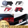 2026 Новый Для VOLKSWAGEN VW 3D Металлический Логотип Значок R Накладка На Переднюю Решетку Радиатора Наклейка На Заднюю Крышку Багажника Для Volkswagen VW Golf 4 5 6 7 Polo