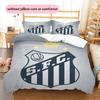 Santos FC Pattern Bedding Home Decoration Birthday Gift (1 * duvet cover + 2 * pillowcase, without core)