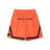 Contrast Color Letter Print Straight Basketball Pants Men Bottoms Magic-Orange 152331350-2