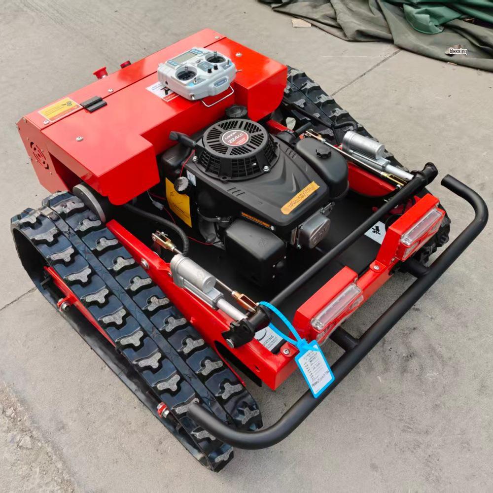 All-Terrain Remote Control Crawler Mower for Sports Fields and Orchard Slopes in South America