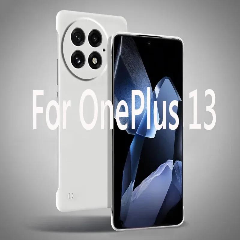 Безрамочный Тонкий Матовый Жесткий Чехол-Накладка Skin На Для OnePlus 13 13R One Plus 13 OnePlus13 OnePlus13R G Ударопрочный Fundas Coque