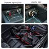 Светодиодная подсветка для ног автомобиля, окружающая лампа с беспроводным USB-пультом дистанционного управления музыкой, несколько режимов, декоративное освещение для интерьера автомобиля