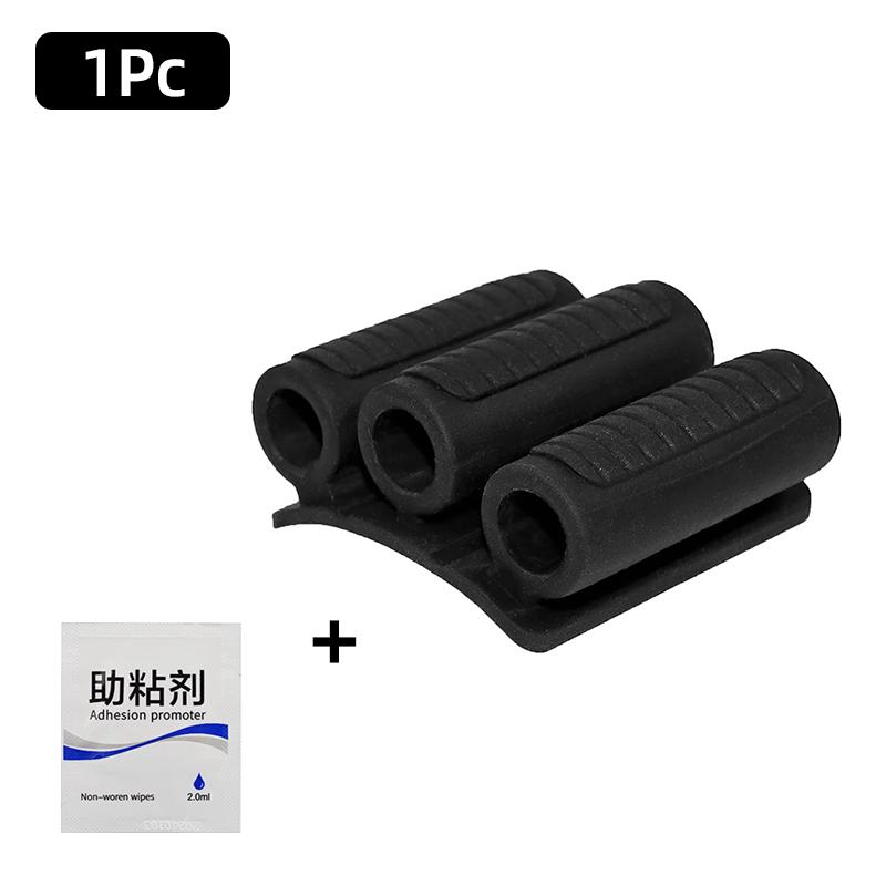 Держатель для отверток с 3 отверстиями, футляр для хранения сверл с шестигранным хвостовиком 1/4 с двухсторонней клейкой лентой 3M (3 метра), аксессуары для инструментов