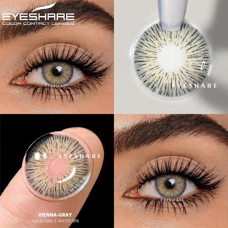 1 Pair Colored Contact Lenses Natural Look Gray Eye Lenses Brown Contacts Blue Lenses Green Eye Contacts Color Eye Lens