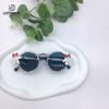 Traveling Sunscreen Uv Protection Oval Frame Baby Sunglasses Trend Diy Children'S Sunglasses Sunglasses