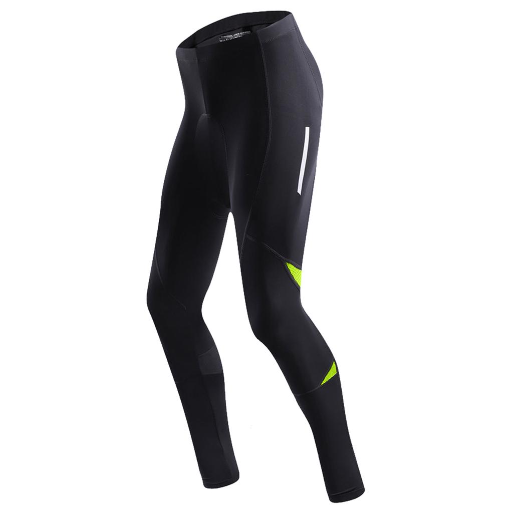 Riding Pants Men"s Cycling Pants with Plush Warmth 3D Padding Sweat-Wicking Breathable for Winter