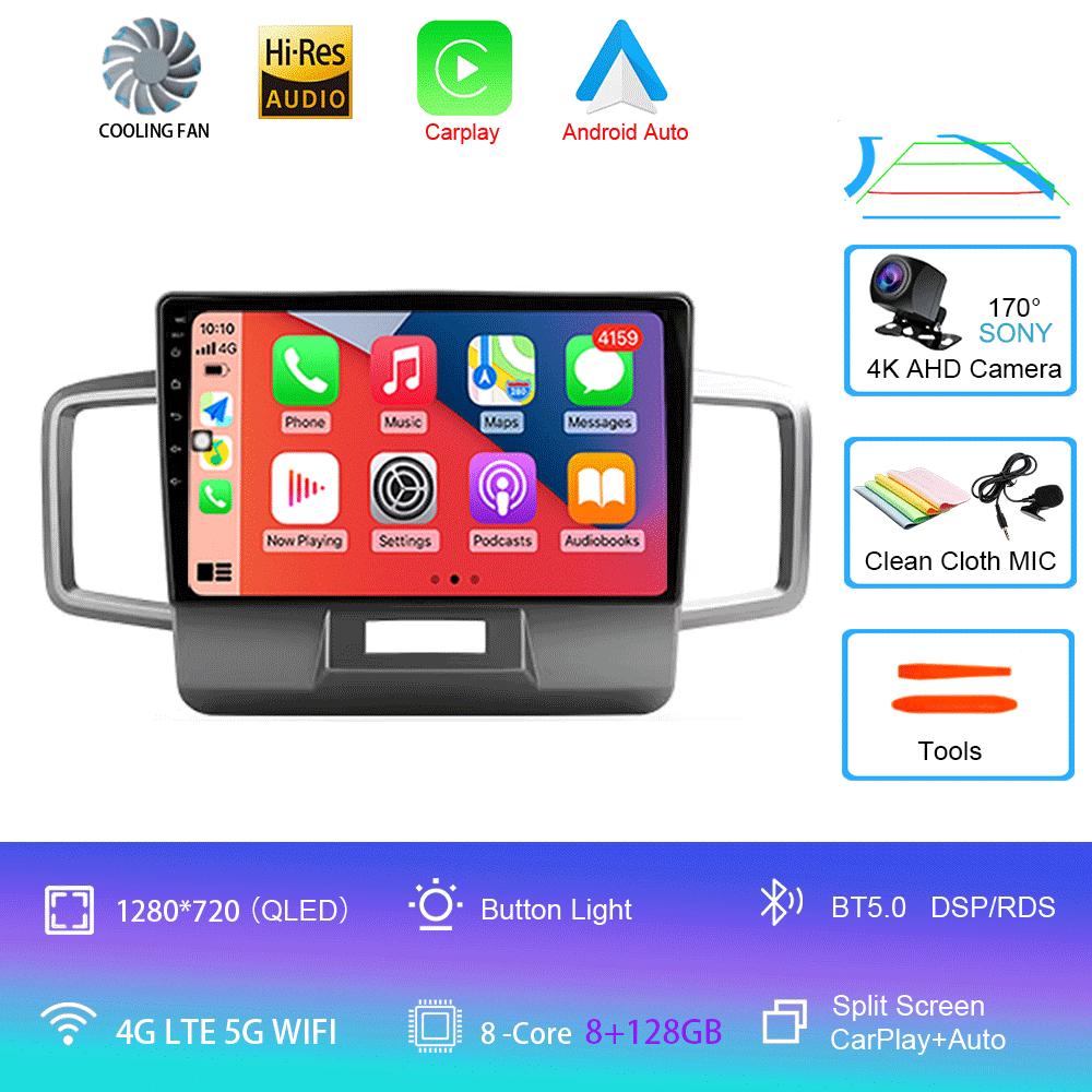 Автомобильное радио Android 13 CarPlay для Honda Freed 1 Spike 2008-2016 Мультимедийный видеоплеер 2din Навигация Стерео Головное Устройство Auto DSP