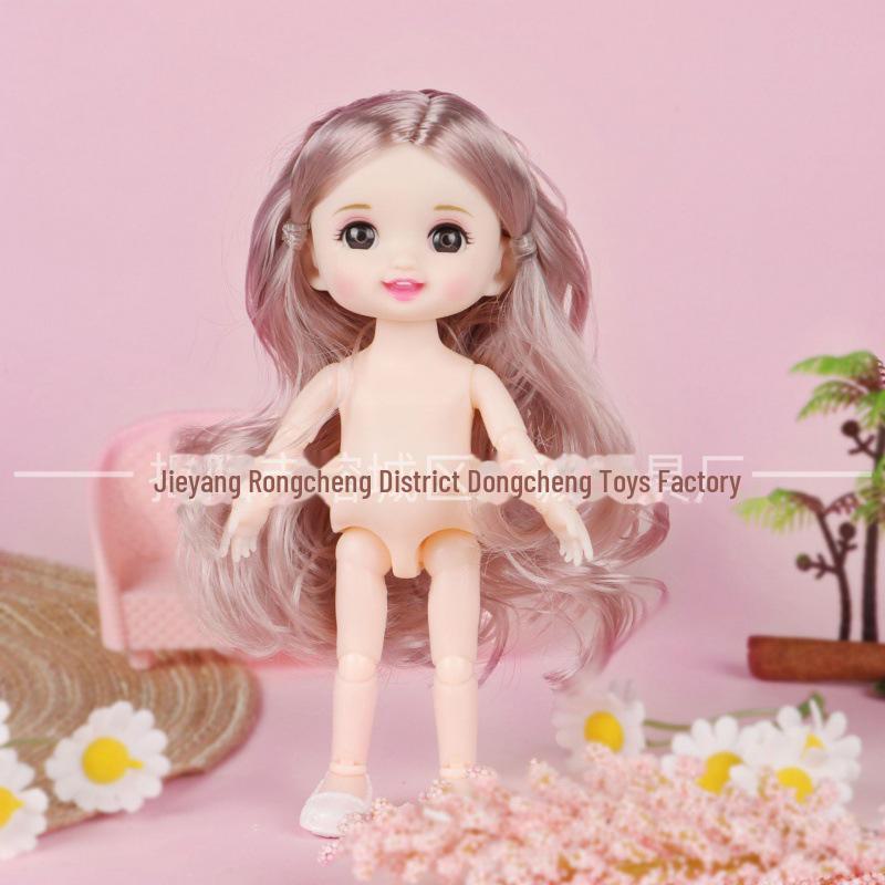 17 см мини-кукольное тело BJD - 6 дюймов принцесса девочка, 16 см маленькая голая кукла