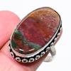 Bloodstone Gemstone 925 Sterling Silver Jewelry Ring Size 9 Y8q04