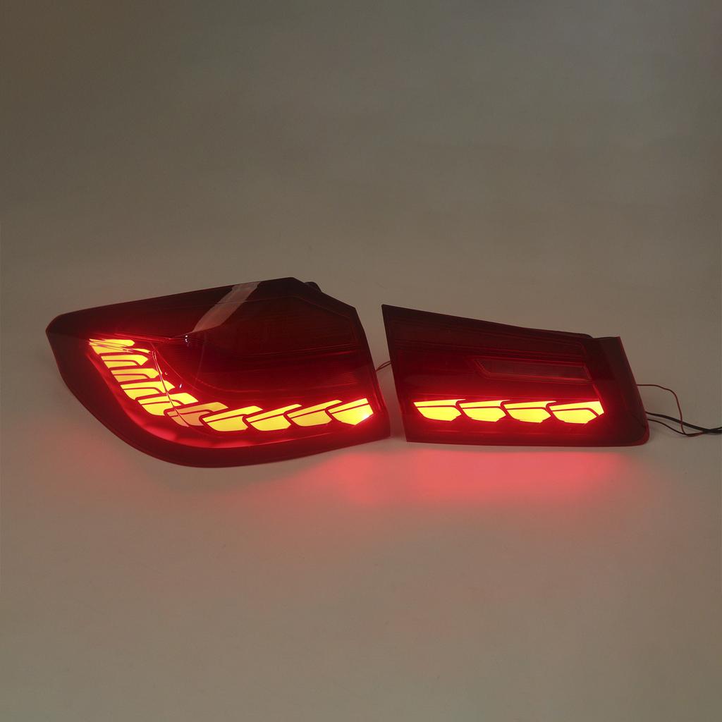 L&R красные светодиодные задние фонари задний фонарь в сборе для BMW 5 серии G30 G38 2018-2020