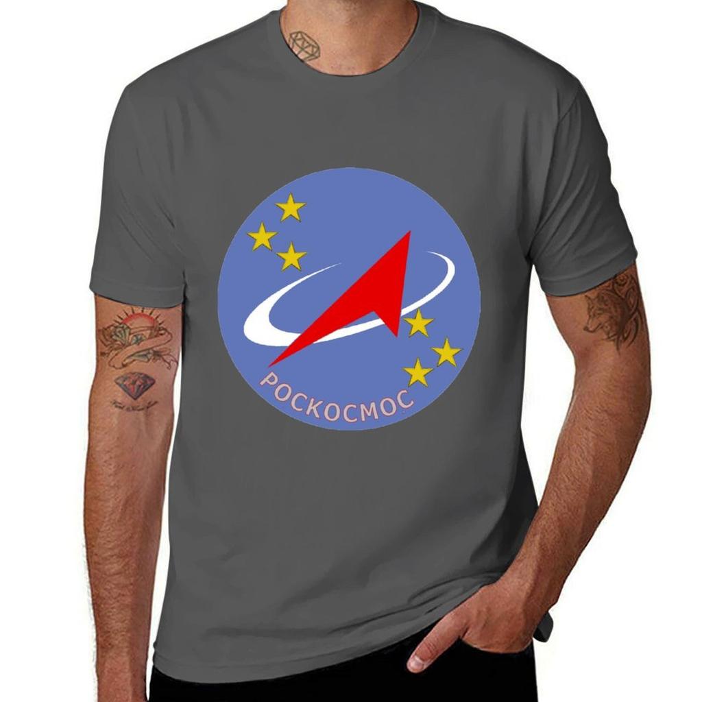 Roscosmos Flight Suit Patch Tshirt Printed T Shirts For Unisex Tshirt