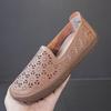 Fashion Fashion Women's Single Strap Set Comfortable Soft Soled Outdoor Hiking Daily Hollow Breathable Casual Flat Shoes Large Size