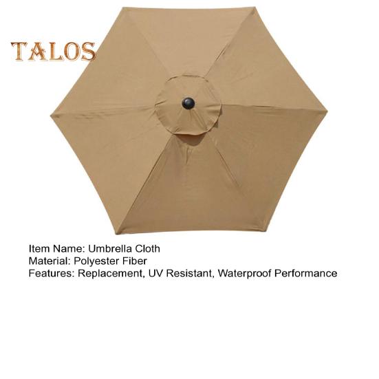 200/300 см сменный навес для зонта, водонепроницаемый, для наружного сада, патио, заднего двора, рынка, сменный верх зонта, тканевый тент, чехол для зонта