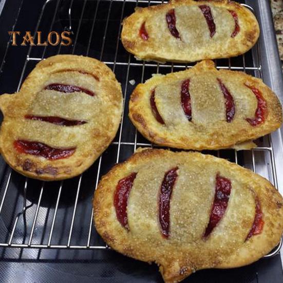 3 шт./компл. формы для печенья, рождественские пищевые сорта, различные формы, антипригарное легкосъемное приспособление для теста, карманные ручные формы для пирога, инструмент для праздничного приготовления пищи