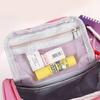 Large Capacity Pencil Bag Oxford Cloth Stationery Organizer Simple Double-Layer Pencil Case  Travel