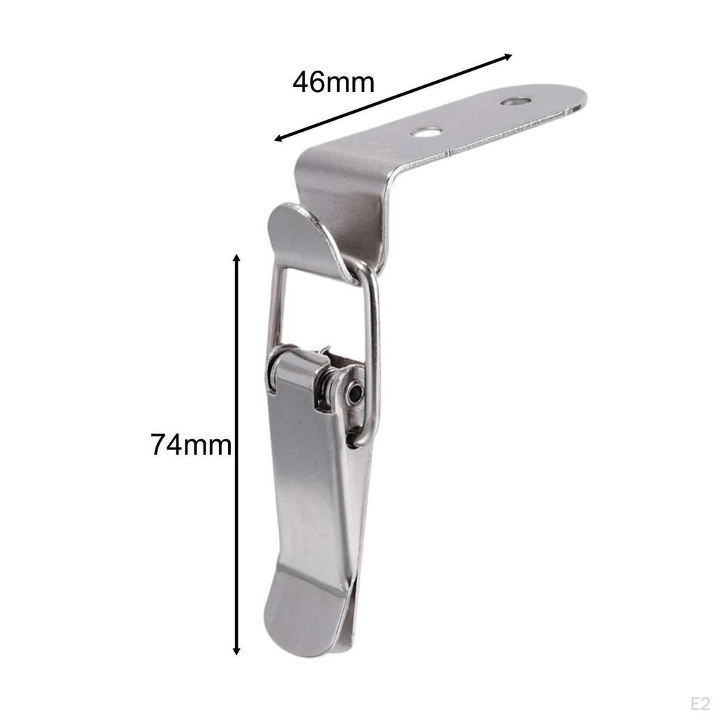 6 шт. 90-градусный крюк-запорный болт, прямоугольная дверная защелка, защелки, зажим для коробки