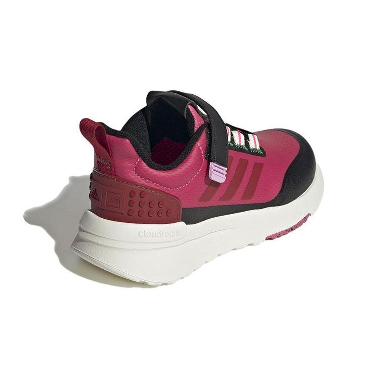LEGO x adidas Racer TR Кроссовки для малышей Малиновый Пульс Детские Кроссовки Розовый Бордовый Молочно-Белый GW4001