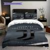 Juventus Football Club Emblem Bedding (1 * duvet cover + 2 * pillowcase, without core) Christmas birthday gift Duvet cover and pillowcase