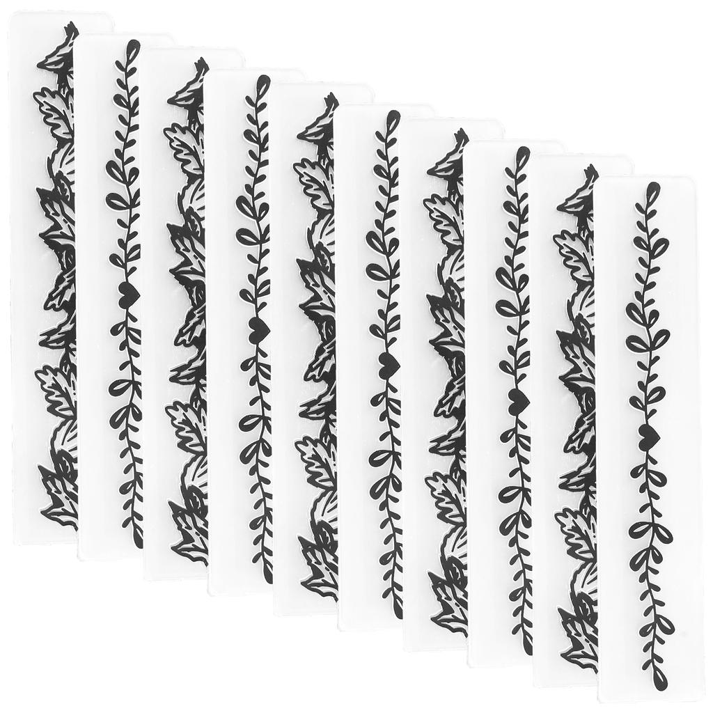 10Pcs Plastic Embossing Folders Embossed Template DIY Card Making Scrapbooking Paper Craft Tool