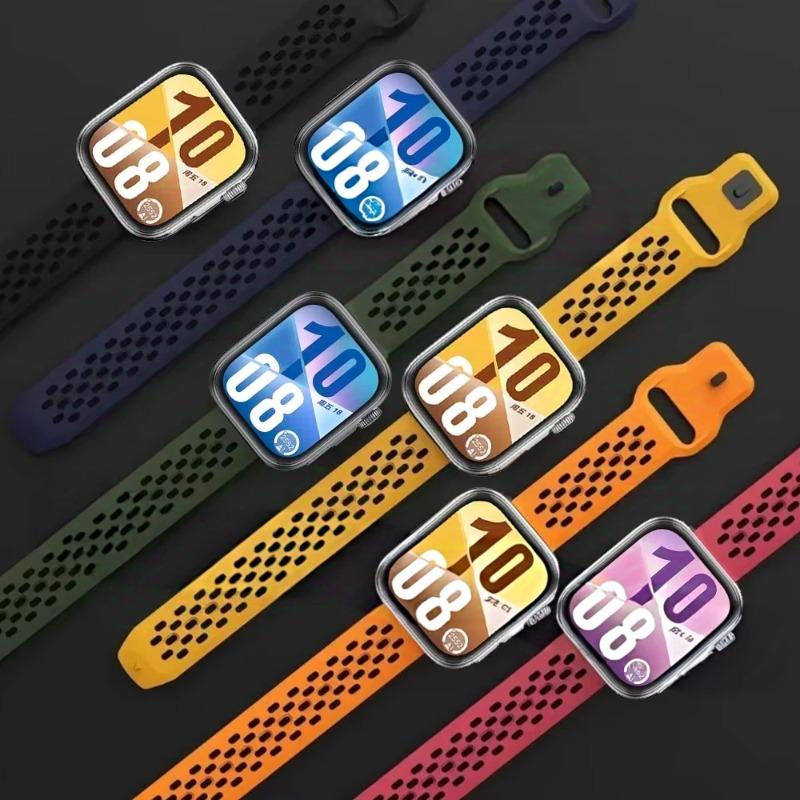 Спортивный силиконовый ремешок для Huawei Watch Fit 4/3 Дышащий Удобный Легко регулируемый Браслет для Huawei Watch Fit 4 Pro Correa